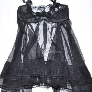 HONEY BIRDETTE Layla Babydoll 32DD Black (READ)